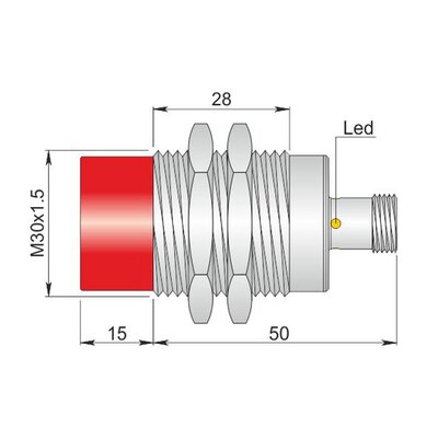 Czujnik indukcyjny Namur, ATEX, model SI30-NE15 H AGD1, Y30000046