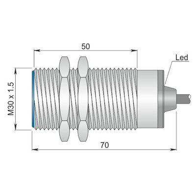Czujnik indukcyjny, ATEX, model SI30-A10 NC AD3 LC10, Y30000058