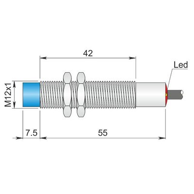 Czujnik indukcyjny, ATEX, model SI12-AE4 NC AD3 LC10, Y12000088