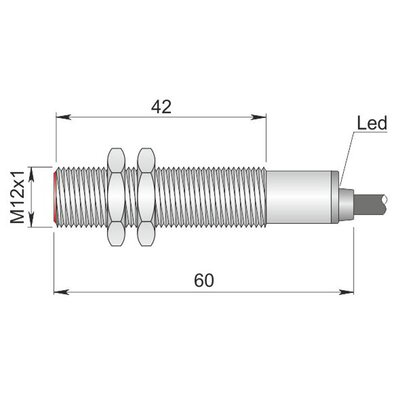 Czujnik indukcyjny, ATEX, model SI12-B2 NO AD3 LC5, Y12000091