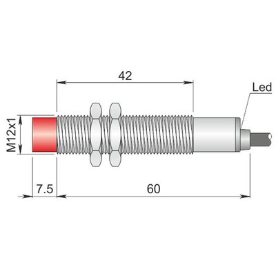 Czujnik indukcyjny, ATEX, model SI12-BE4 NO AD3 LC5, Y12000095