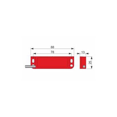 Czujnik magnetyczny bezpieczeństwa SMS88-P5 2NC CL LC10, QMP000038