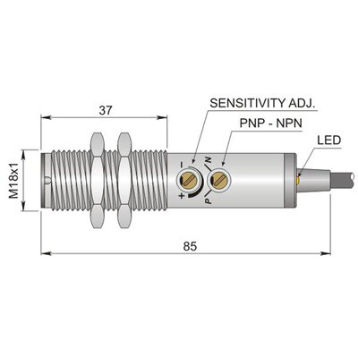 Czujnik optyczny FT18SM-CBR, FT1000534