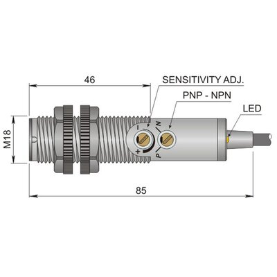 Czujnik optyczny FT18SP-CP50, FT1000577
