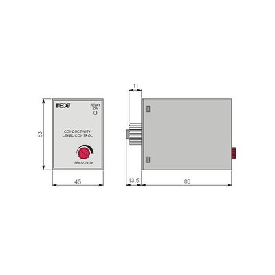Przekaźnik do nadzoru poziomu cieczy CL1001/O 24 V AC 1000K, CLL000017