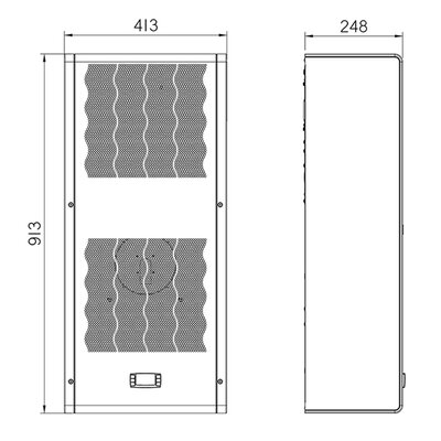 Klimatyzator ścienny 1100 - 1150 W CVO08U12038000 - schemat