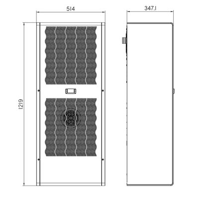 Klimatyzator ścienny 2850 - 3000 W CVE30002618000 - schemat