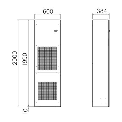 Klimatyzator ścienny 5800 W EVE60U02627000 - schemat