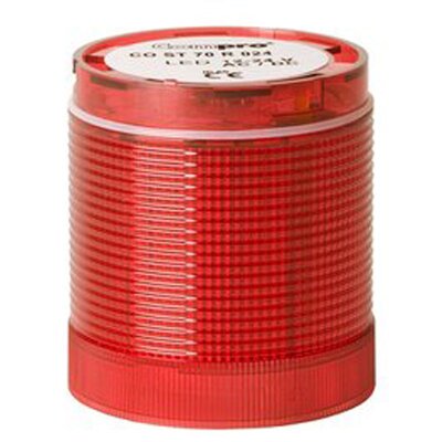 Moduł świetlny LED do kolumny sygnalizacyjnej ST70, czerwony, światło stałe, migające, COST70RL0242F
