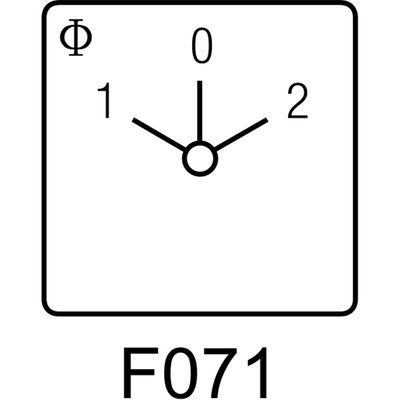Przełącznik zmiany kierunku obrotów L-0-P CA50.A401.E, 70000048