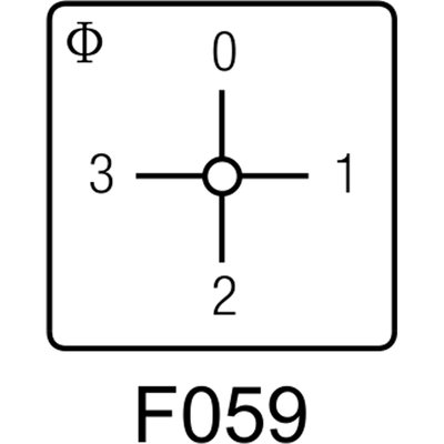 Przełącznik amperomierza CA10.A048.FT2, 70001883