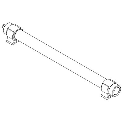 Lampa LED do szaf sterowniczych TUBE BS, 7 W, 360 mm, WH, 24 V DC, IP67, 81554 - rysunek