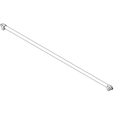 Lampa LED do szaf sterowniczych TUBE PC, 28 W, 1210 mm, WH SC, 24 V DC, IP67, łączenie kaskadowe, 81563 - rysunek
