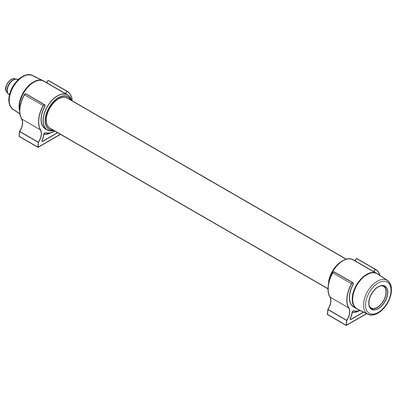 Lampa LED do szaf sterowniczych TUBE PC, 7 W, 360 mm, RGB, 24 V DC, IP67, 81570 - rysunek