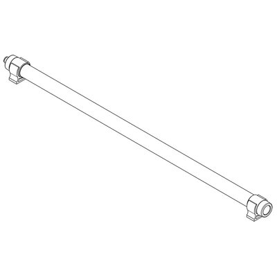 Lampa LED do szaf sterowniczych TUBE PC, 14 W, 640 mm, RGB, 24 V DC, IP67, 81571 - rysunek