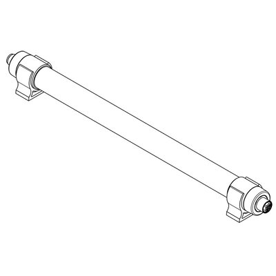 Lampa LED do szaf sterowniczych TUBE BS, 7 W, 370 mm, RGB SC, 24 V DC, IP67, łączenie kaskadowe, 81577 - rysunek