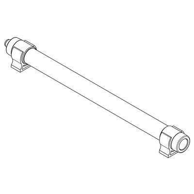 Lampa LED do szaf sterowniczych TUBE BS, 7 W, 360 mm, RGW, 24 V DC, IP67, 81582 - rysunek