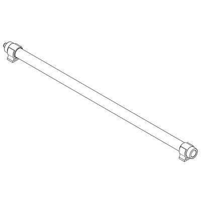 Lampa LED do szaf sterowniczych TUBE BS, 14 W, 640 mm, RGW, 24 V DC, IP67, 81583 - rysunek