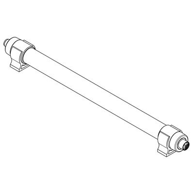 Lampa LED do szaf sterowniczych TUBE PC, 7 W, 370 mm, RGW SC, 24 V DC, IP67, łączenie kaskadowe, 81585 - rysunek