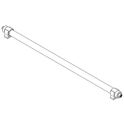 Lampa LED do szaf sterowniczych TUBE PC, 14 W, 650 mm, RGW SC, 24 V DC, IP67, łączenie kaskadowe, 81586 - rysunek