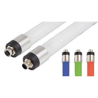 Lampa LED do szaf sterowniczych TUBE PC, 7 W, 360 mm, WH, 24 V DC, IP67, 81550 - zdjęcie zbiorcze