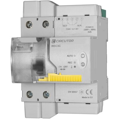 Wyłącznik różnicowoprądowy 2 polowy, 63 A, 300 mA, REC3C 2P-63-300T, P26724 / PRODUKT WYCOFANY Z OFERTY