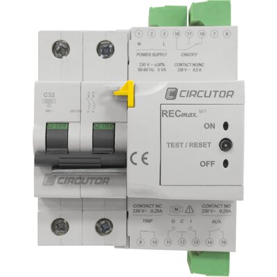 Wyłącznik automatyczny z napędem silnikowym 2 polowy, 10 A, RECmax MP-C2-10, P27111