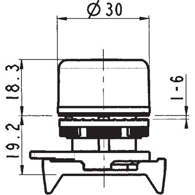 Przycisk czerwony OFF, PPRN1/OFF - schemat
