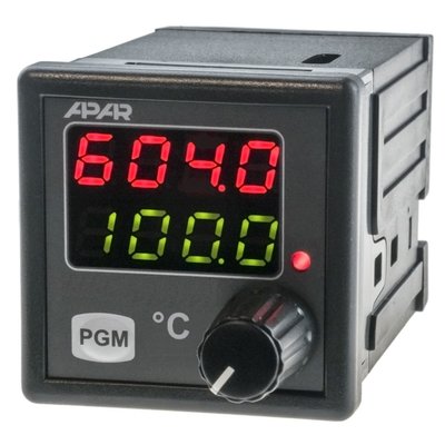 Regulator z pokrętłem, 24-230 V AC/DC, wyjście przekaźnikowe, AR604