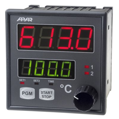 Regulator z pokrętłem, 24-230 V AC/DC, 2 wy przekaźnikowe, AR613/P/P