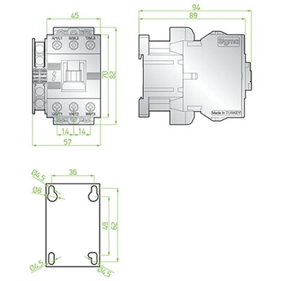 Stycznik, SCG040230 - schemat 2