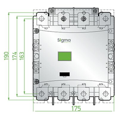 Stycznik, SCF115230 - schemat 1