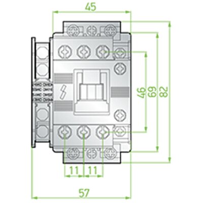 Stycznik, SCG009230 - schemat 1