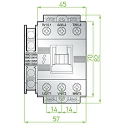 Stycznik, SCG032230 - schemat 1