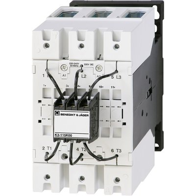 Stycznik kondensatorowy 3P, 230 V AC, K3-115K00 230