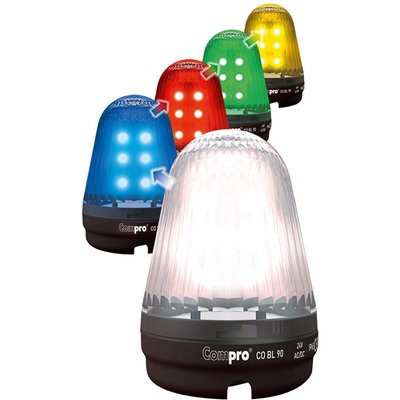 Sygnalizator optyczny LED seria COBL90, 24 V AC/DC, 4 kolory, IP65, COBL90RGBA2F
