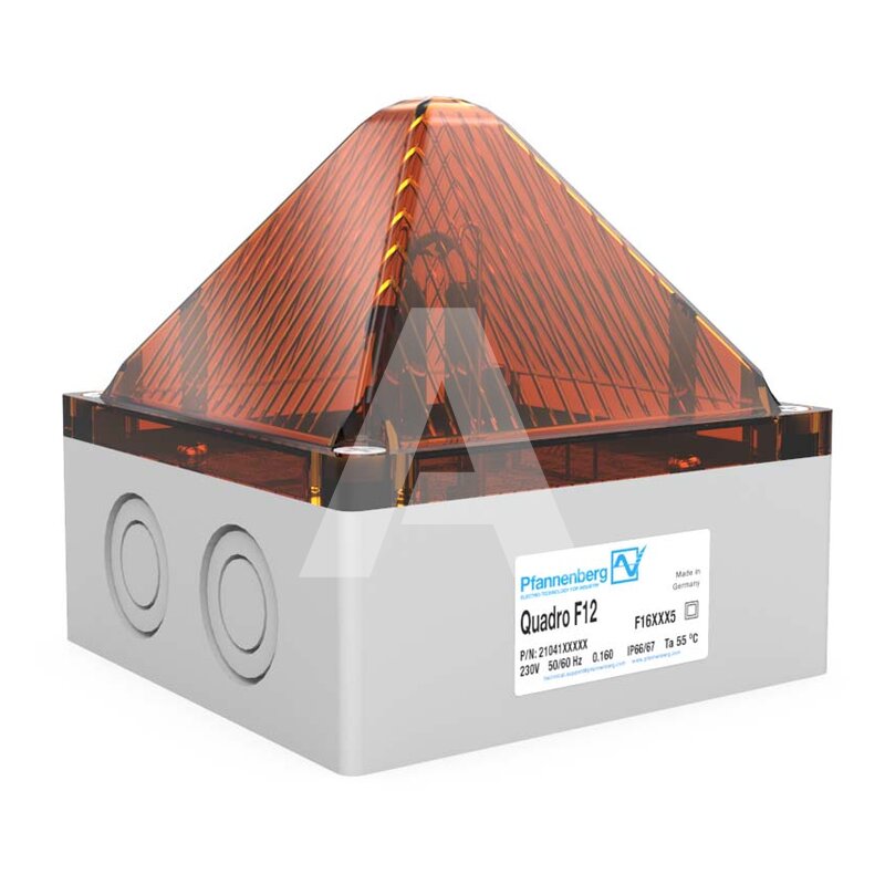 Sygnalizator optyczny pomarańczowy, Quadro F12-SIL, 24 V DC, 21041804601