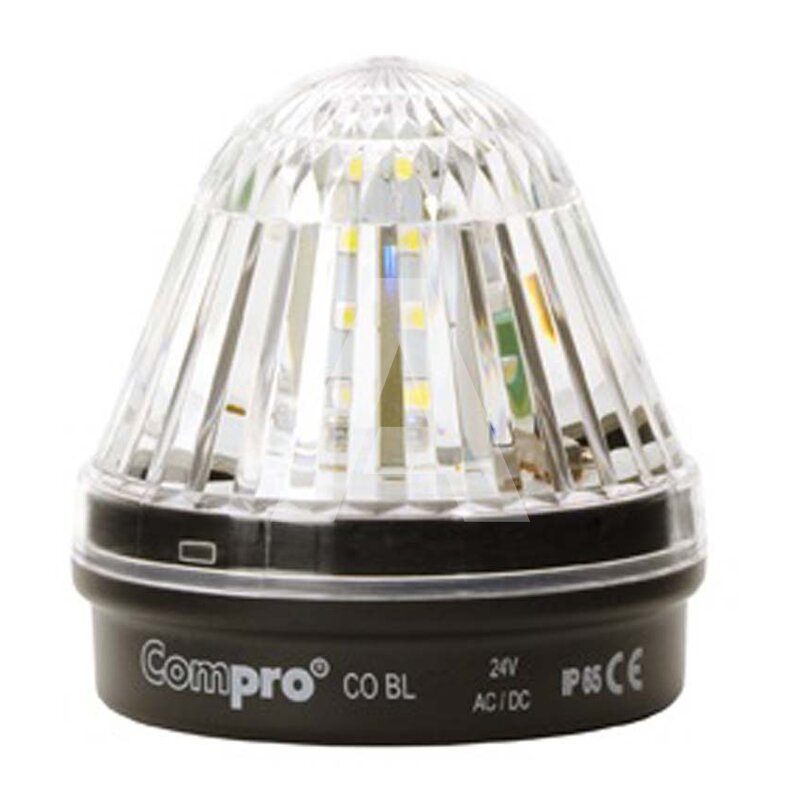 Sygnalizator optyczny COBL50, biały, LED, 12-24 V AC/DC, IP65, COBL50CL02415F