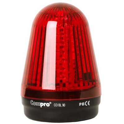 Sygnalizator optyczny COBL90, czerwony, LED, 12-24 V AC/DC, IP65, COBL90RL02415F