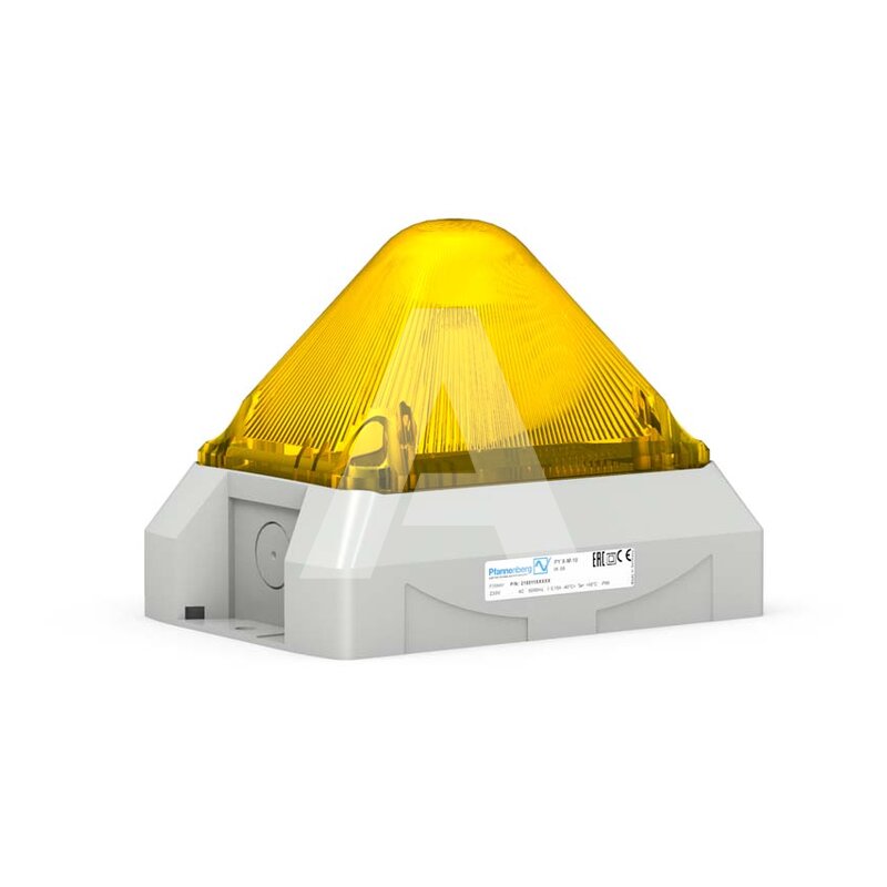 Sygnalizator optyczny PY X-M-10, żółty, palnik ksenonowy, 230 V AC, IP66, 21551103055