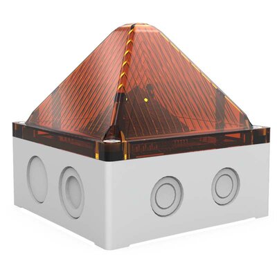 Sygnalizator optyczny QUADRO LED-HI, pomarańczowy, LED, 230 V AC/DC, IP67, 21108644000