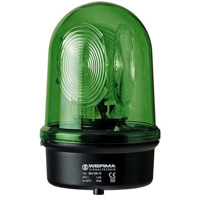 Sygnalizator optyczny 884, zielony, żarówka halogenowa, 24 V AC/DC, IP65, 88420075