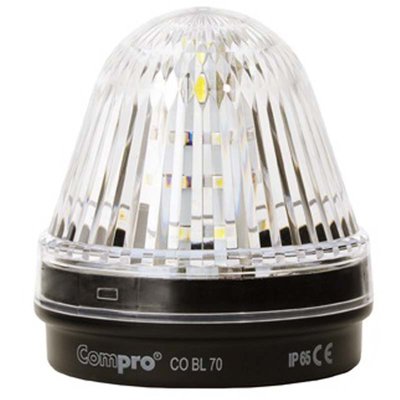 Sygnalizator optyczny COBL70, biały, LED, 230 V AC, IP65, COBL70CL2302F