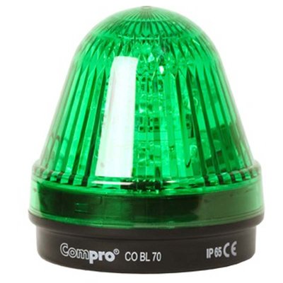 Sygnalizator optyczny COBL70, zielony, LED, 230 V AC, IP65, COBL70GL2302F