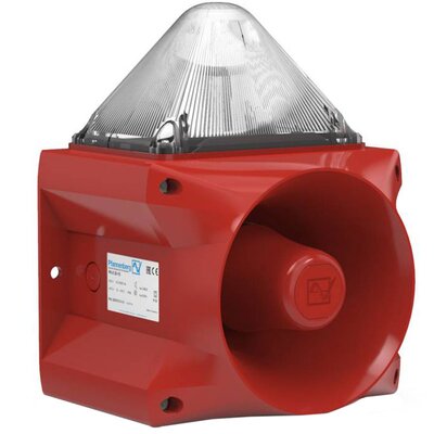 Sygnalizator optyczno-akustyczny PA X 20-15, biały palnik ksenonowy, 120 dB, 80 tonów, 230 V AC, IP66, 23372101000