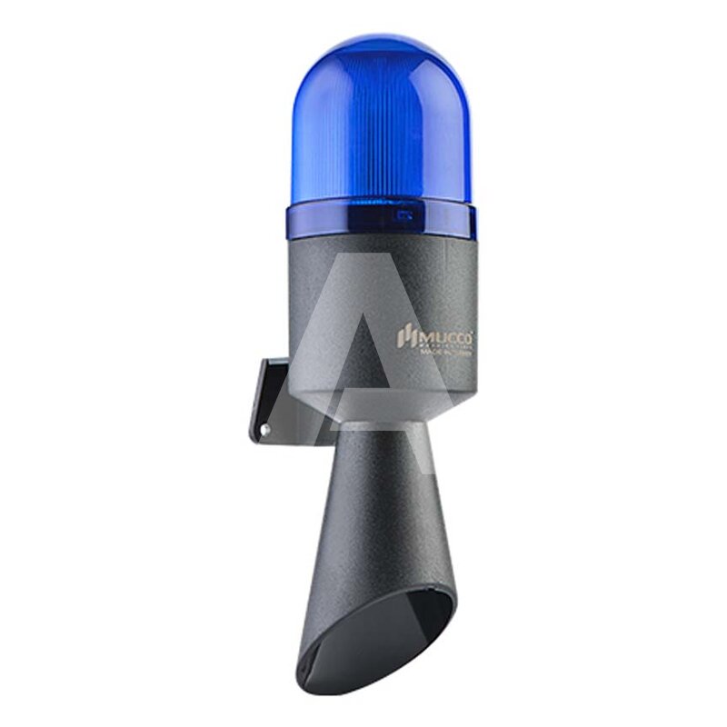 Sygnalizator optyczno-akustyczny SNT-B71, niebieski LED, 112 dB, 10 tonów, 12-24 V AC/DC, IP65, SNT-B711-4