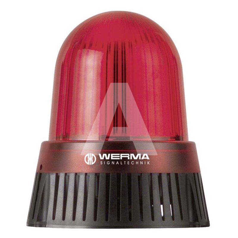 Sygnalizator optyczno-akustyczny 431, czerwony LED, 108 dB, 32 tonów, 24 V AC/DC, IP65, 43110075