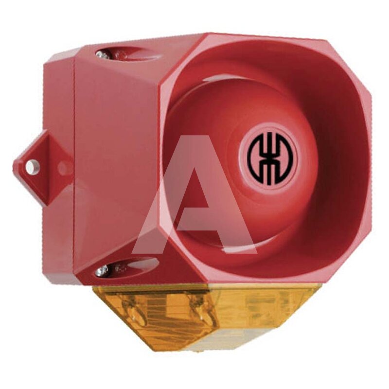 Sygnalizator optyczno-akustyczny 439, żółty palnik ksenonowy, 105 dB, 32 tonów, 110-230 V AC, IP66, 43903068
