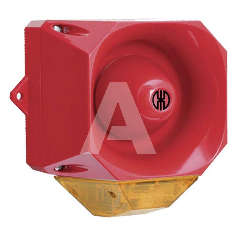 Sygnalizator optyczno-akustyczny 441, żółty palnik ksenonowy, 110 dB, 32 tonów, 230 V AC, IP66, 44103068