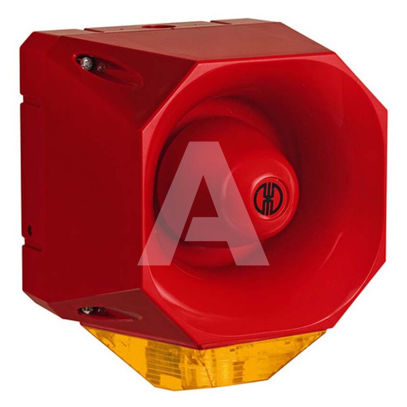 Sygnalizator optyczno-akustyczny 442, żółty palnik ksenonowy, 120 dB, 42 tonów, 115-230 V AC, IP66, 44203068